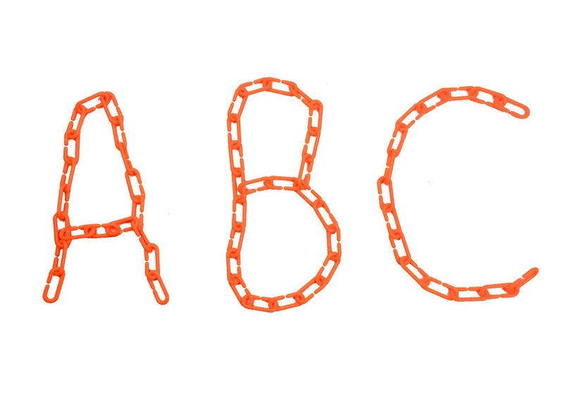 Hyamass 200-Piece Orange Plastic Chain Links & Toys - Interlocking C-Clip Bird Cage Accessories for Parakeets, Sugar Gliders, Small Pets (Climbing/Swinging Toys) - Image 5